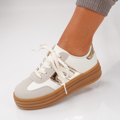 Pantofi Sport Nuran Beige