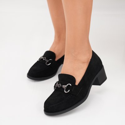 Pantofi Cu Toc Aquila Black